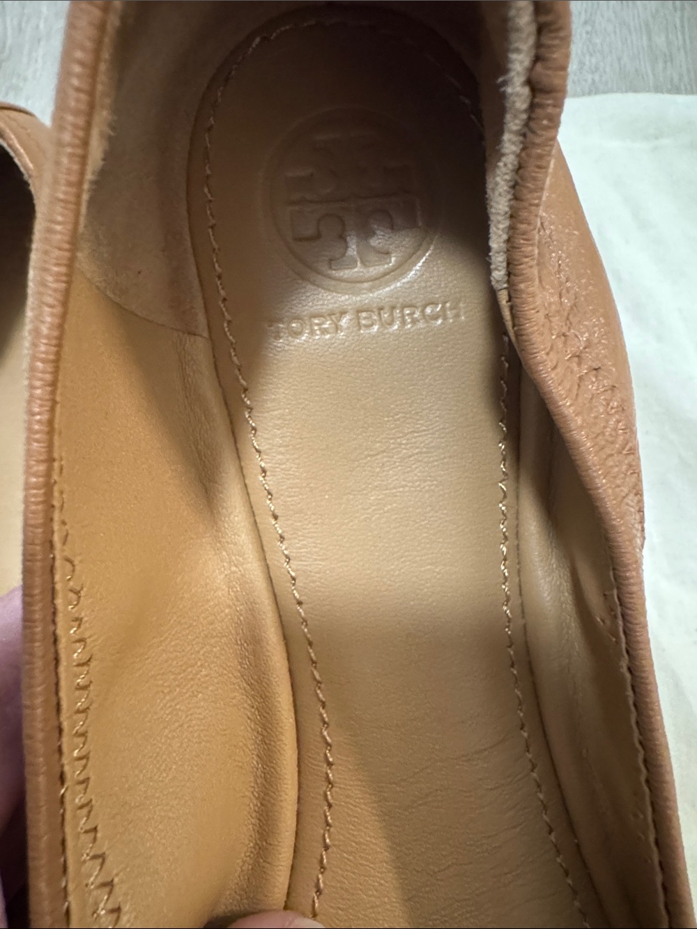 Tory Burch Leather Flats Size 8 - Picture 12 of 12
